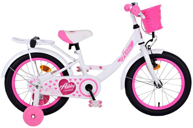 Volare Ashley Children's Bike - Girls - 16 inch - White