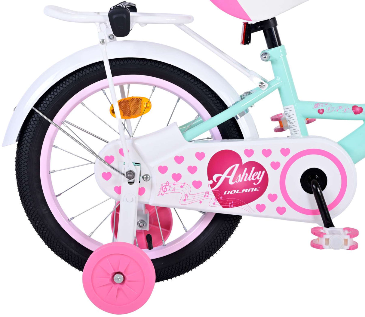 Volare Ashley Bike para bicicletas para niños de 16 pulgadas Verde