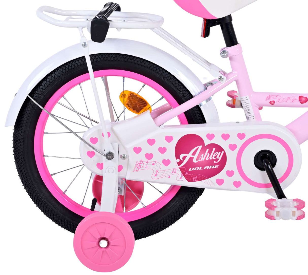 Volare Ashley Children's Bike Girls 16 inch Pink