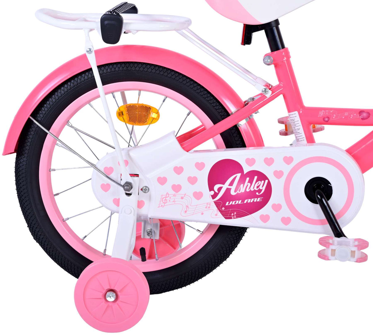 Volare Ashley Children's Bike Girls 16 Zoll rosa rot