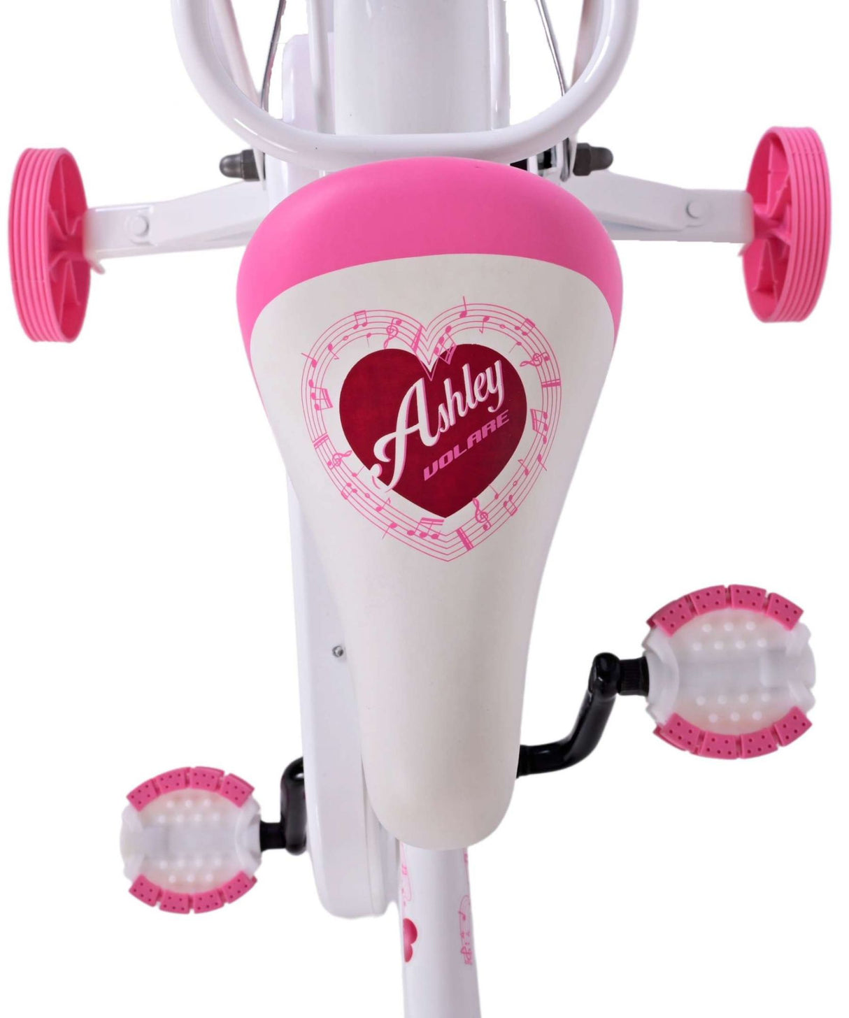 Volare Ashley Children's Bike - Girls - 16 tommer - Hvid