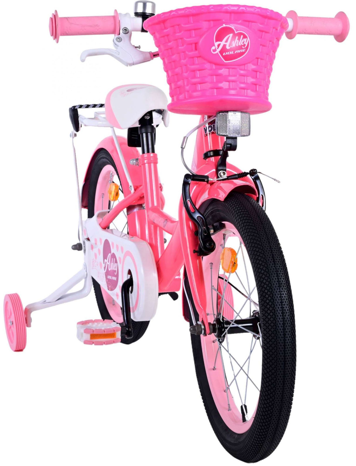 Volare Ashley Children's Bike Girls 16 Zoll rosa rot