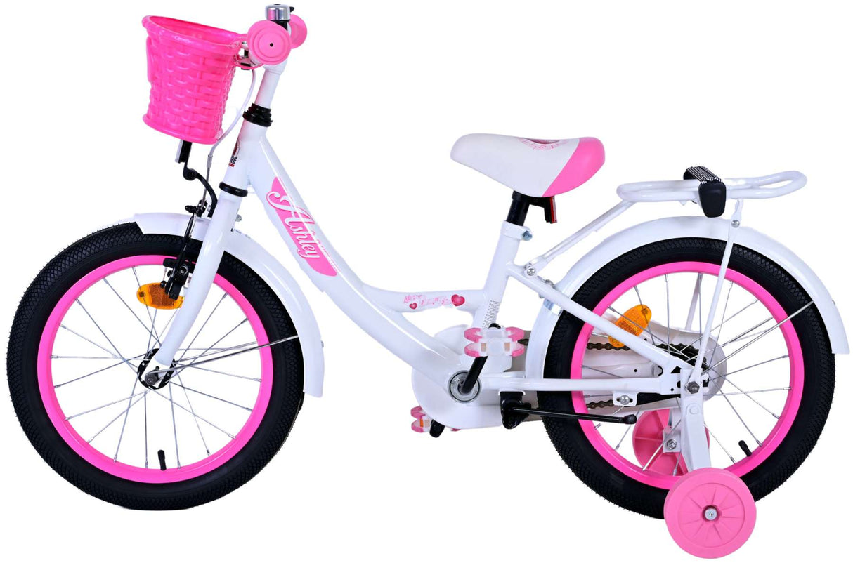 Volare Ashley Children's Bike - Girls - 16 Inch - White