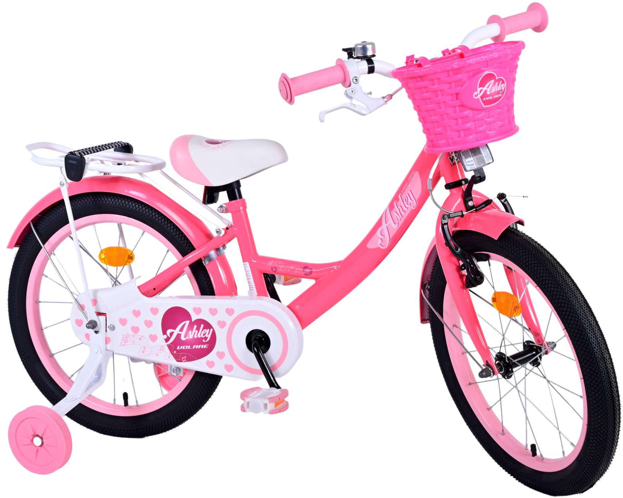 Volare Ashley Kinderfiets Meisjes 18 inch Roze Rood