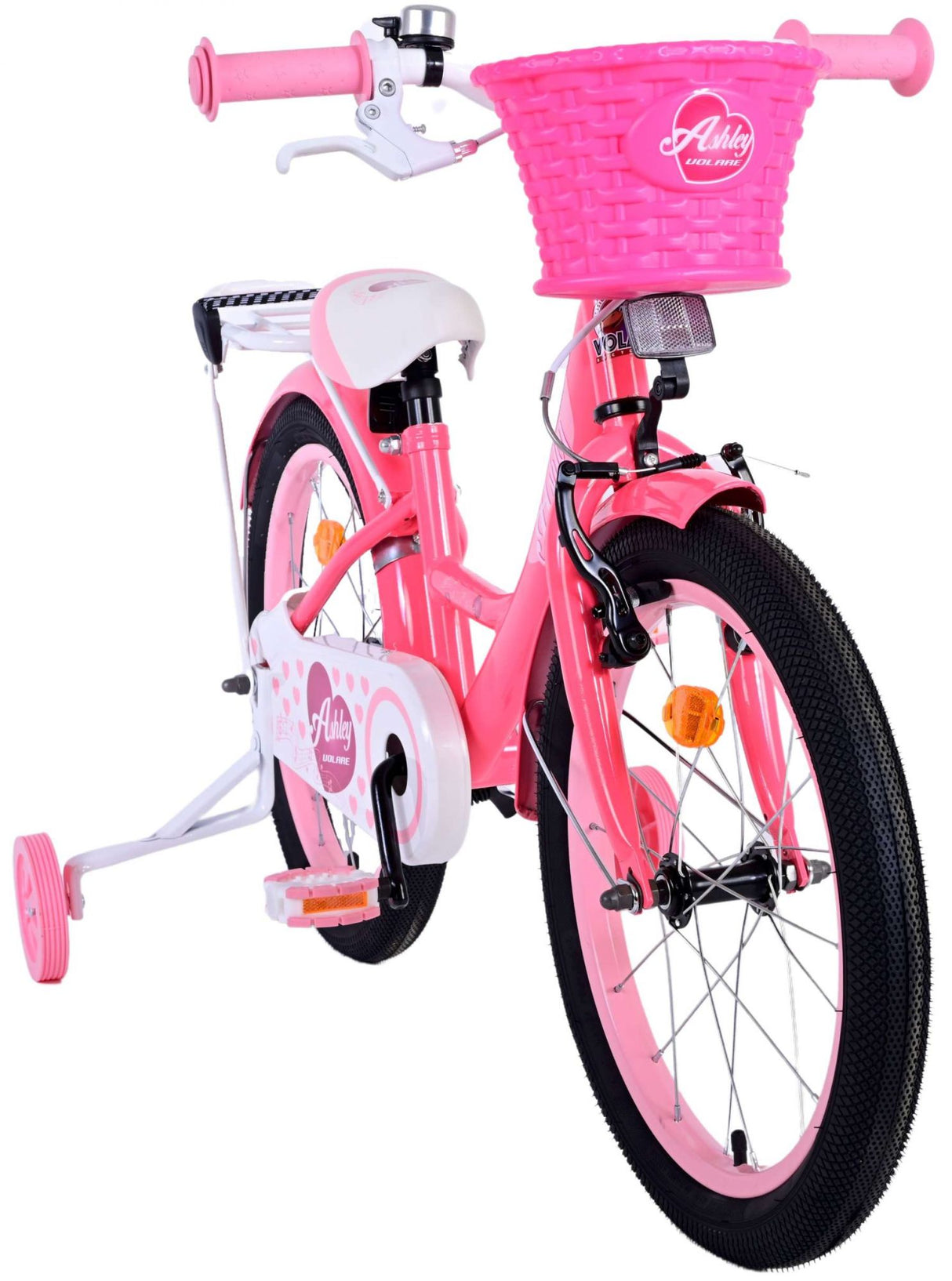 Volare Ashley Kinderfiets Meisjes 18 inch Roze Rood