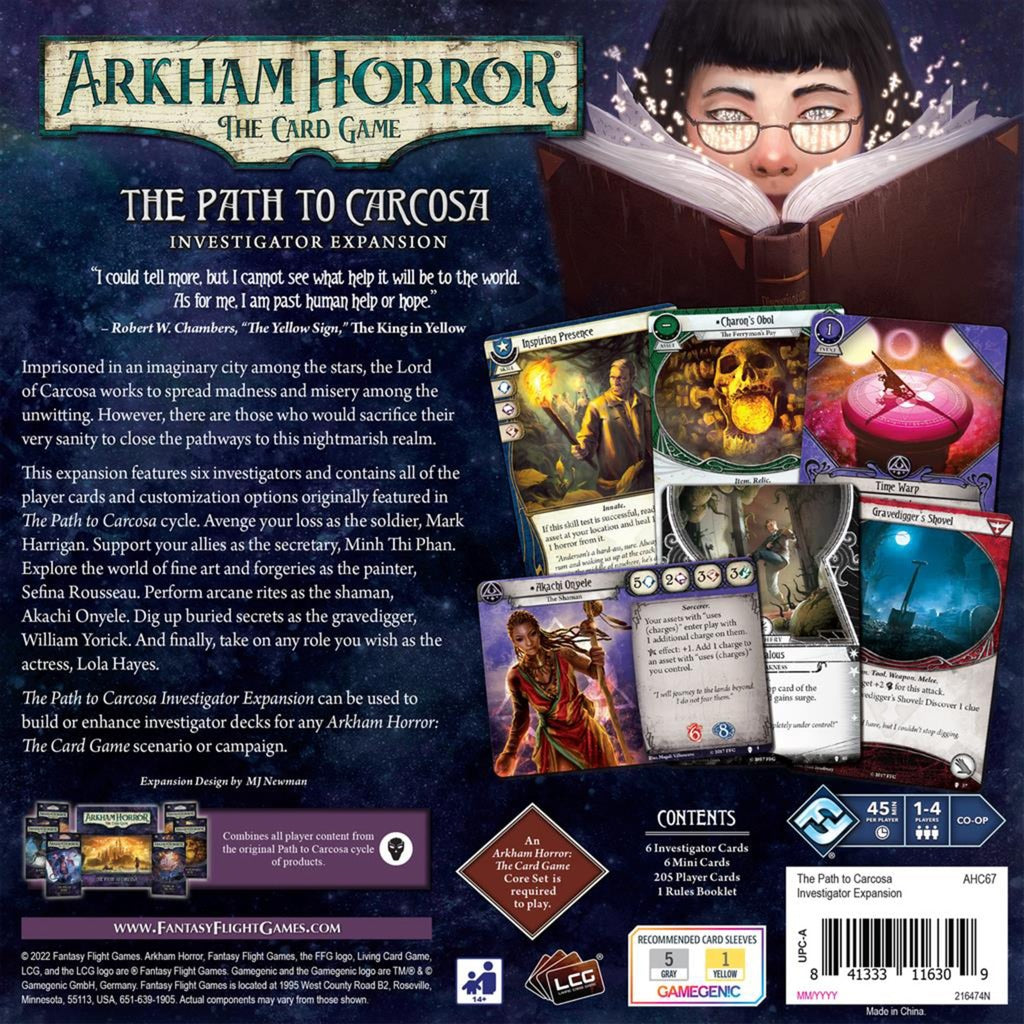 Asmodee Arkham Horror: Der Weg zu Carcosa