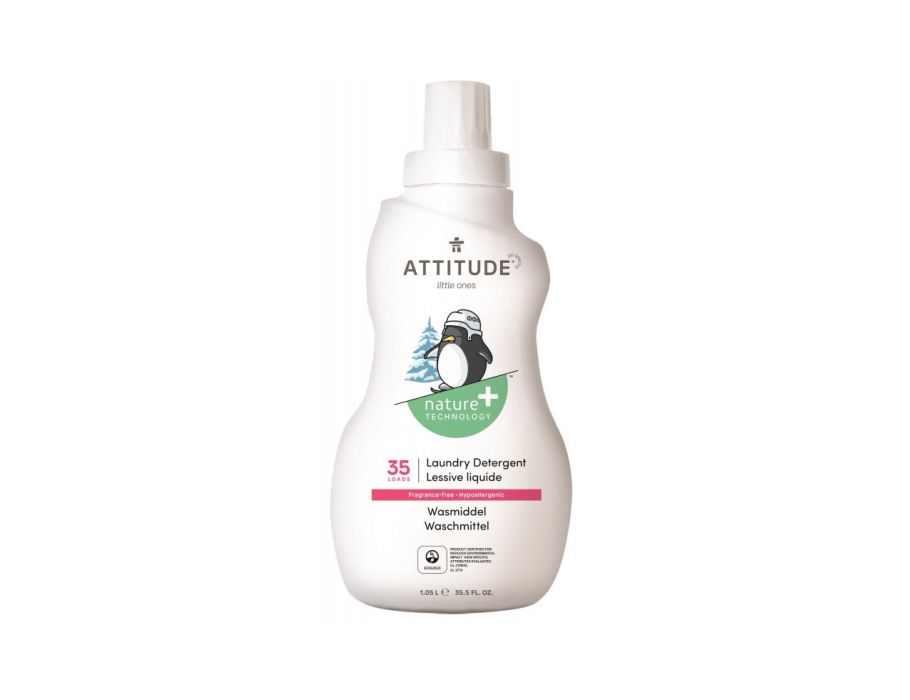 Attitude Nature+ Little Ones – Flüssigwaschmittel ohne Parfüm – 35 Wäschen