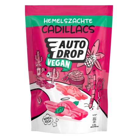 Autodrop vegan bosvruchten cadillacs zakje (16x 150 gr)