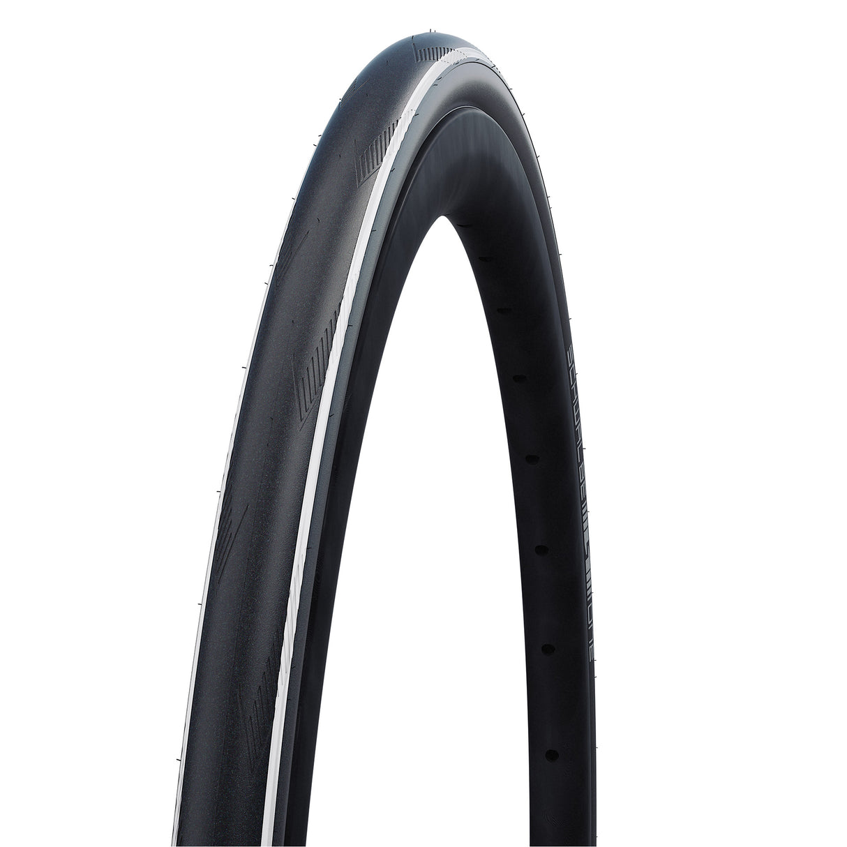 Schwalbe plegable Band One V-Guard 28 x 1.00 25-622 Negro con una franja blanca