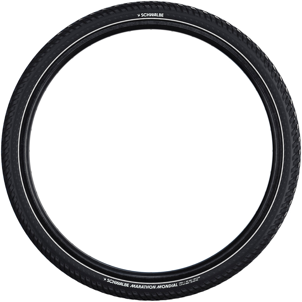 Schwalbe Drahtreifen Marathon Mondial Perf 47-622 +r schwarz