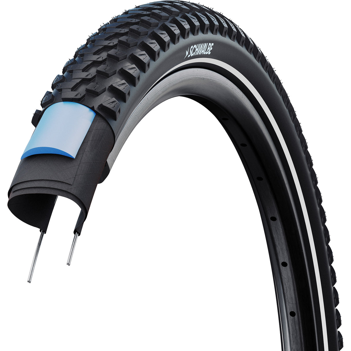 Schwalbe Drahtreifen Marathon Plus MTB 57-584 +r schwarz