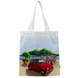 Schulter-Einkaufstasche Fiat 500 Riviera