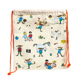 Pippi Langstrumpf-Canvas-Rucksack mit Kordelzug