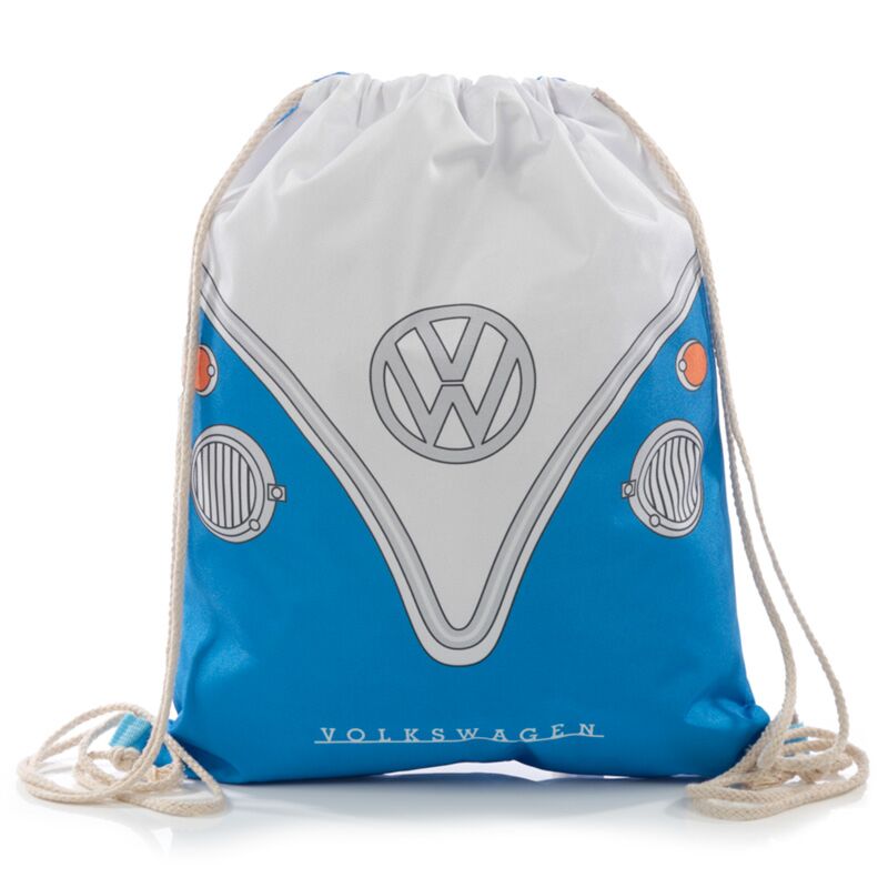 Blauer Rucksack mit Kordelzug für VW Van T1