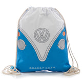 Blauer Rucksack mit Kordelzug für VW Van T1