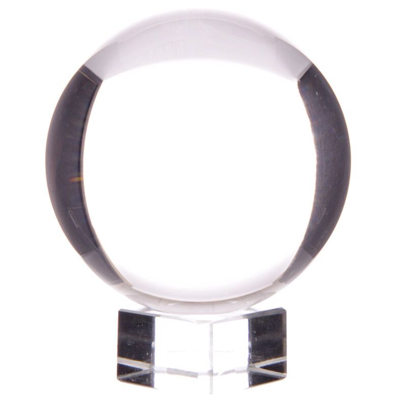 Kristallkugel in Geschenkbox – 7,5 cm