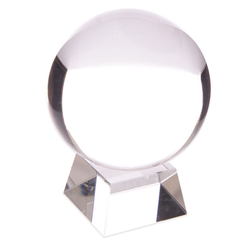 Kristallkugel in Geschenkbox – 10 cm