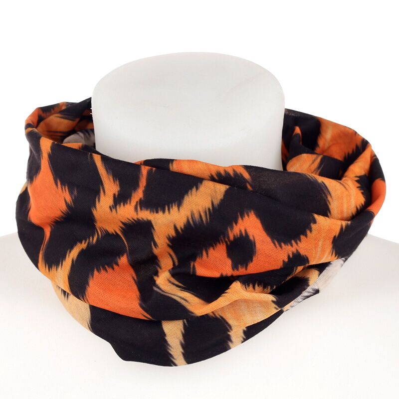 Snood-Halswärmer mit Leoparden-Tiermuster