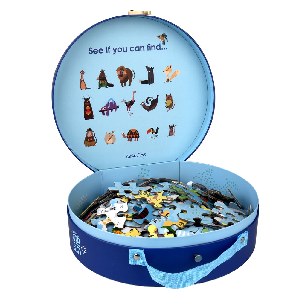 Barbo toys grote wereldpuzzel - waar wonen de dieren? (5845)