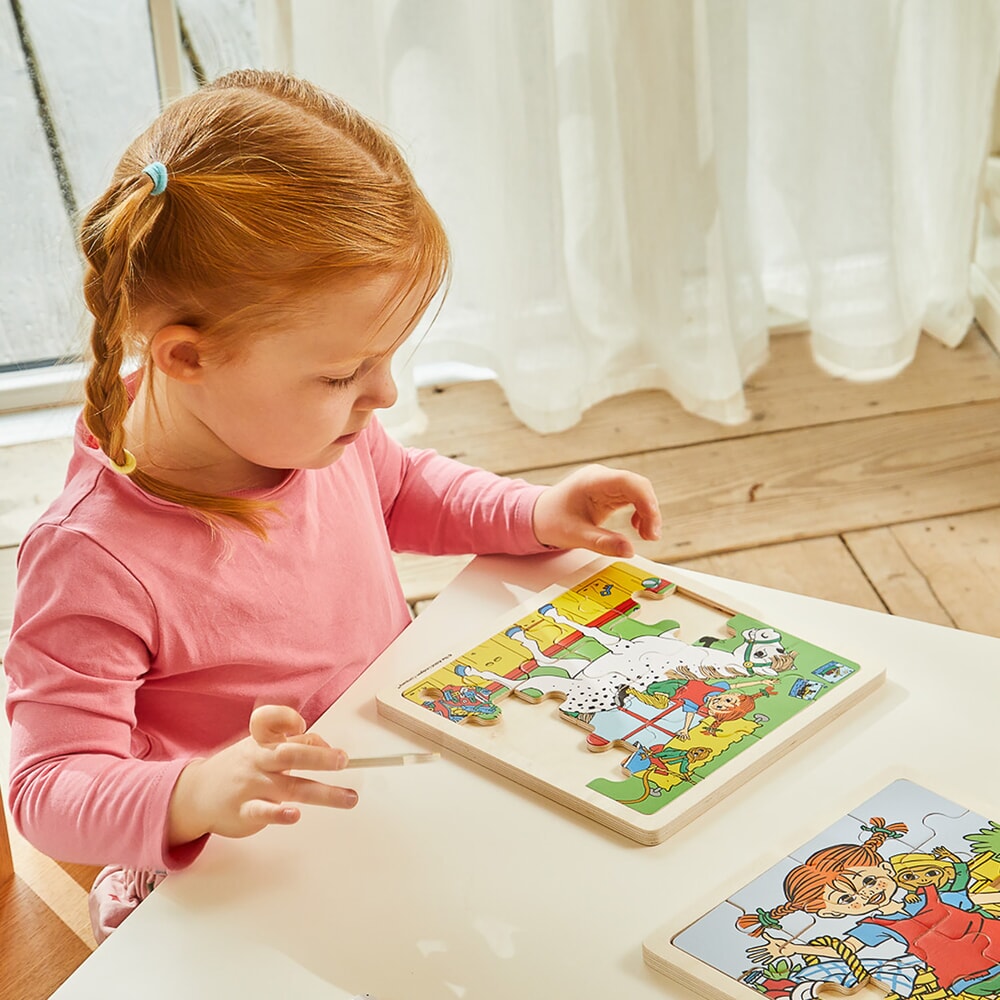 Barbo Toys Pippi quadratisches Puzzle - Pferd (8633)