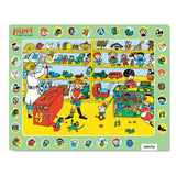 Barbo Toys Pippi – Rahmen-Papppuzzle – Dingfinder (8653)