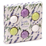 Beauty-Geschenkset mit 6 Lavendel-Badebomben