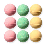 Beauty-Geschenkset mit 9 Schmetterlingswiesen-Mini-Badebomben