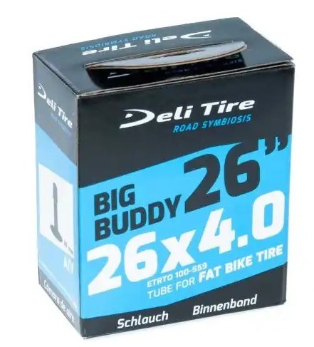 Deli Reifen Deli Schlauch 26x4,00 100-559 AV Fatbike