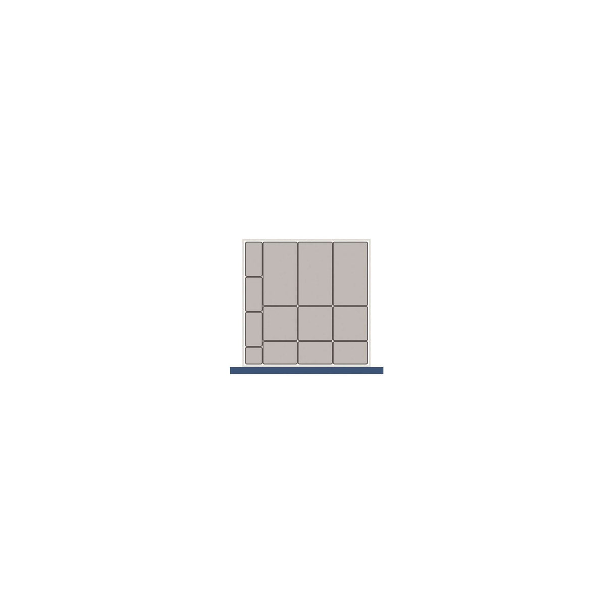 Bott Cubio Range mit 13 Tabletts 65x65 Schublade