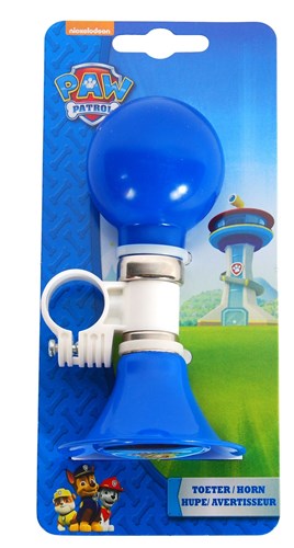 Fahrradhornpfotenpatrouille 13 cm blau
