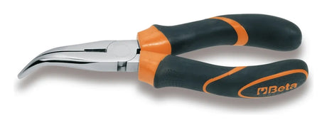 Beta, Beta Beta Spitzzange, flache Backen, gebogen, 160 mm