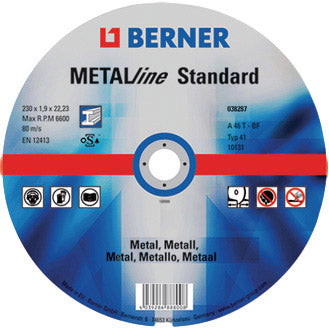 Cema slijpschijf metalline standard plat 125x1,0x22,23mm