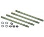 Bofix-Beutel mit 4 Zylinderstehbolzen M6x145 uni.