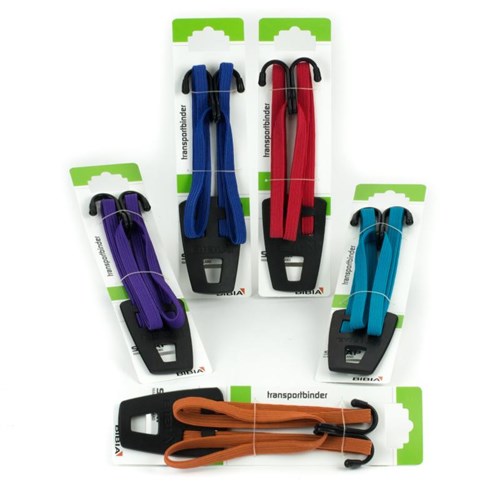 Widek b.v. bibia Transportbinder in Farbe mit Haken u.a. zum Transport des Vorderradträgers
