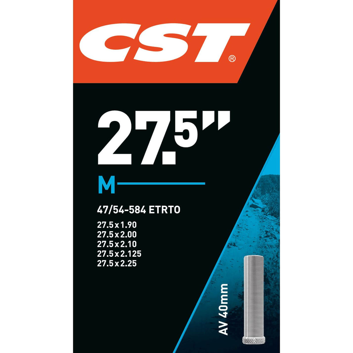 CST indre rør AV 27,5 47 54-584 40mm