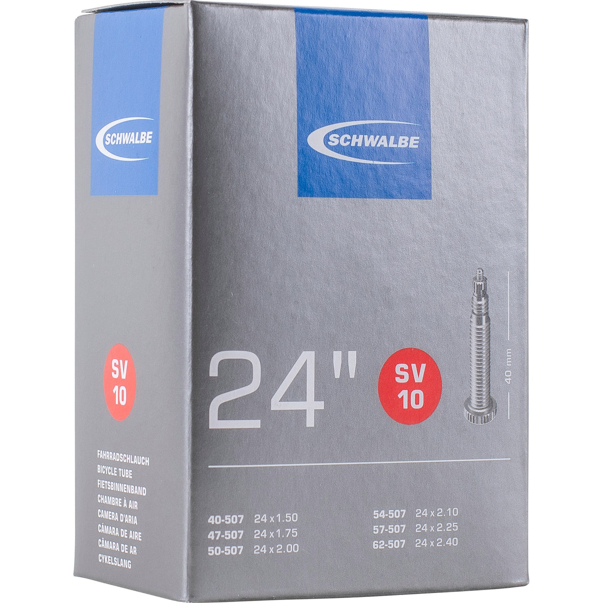 Schwalbe Vnitřní trubice SV10 40 62-507 IB 60mm