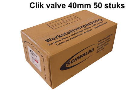 Schwalbe Schlauch 23 30-622 630 SCV15 Klickventil 40mm Werkstattverpackung 50 Stück