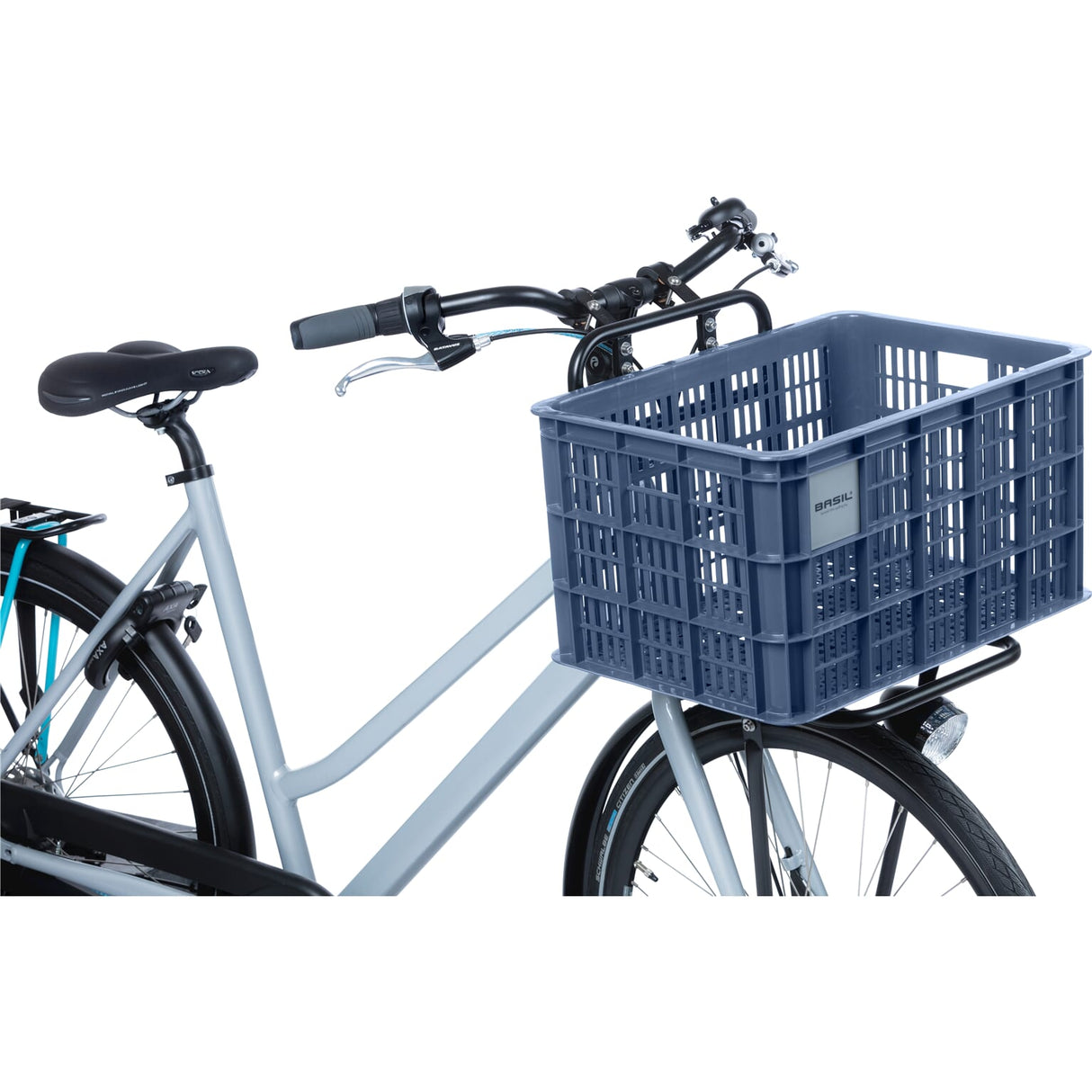 Basil Fietskrat L - Large - 40 litri - Blu