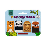 Adoramals magnetisches Lesezeichen-Set mit wilden Tieren