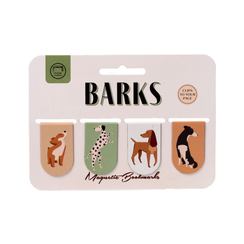 Magnetisches Lesezeichen-Set „Barks Dog“.