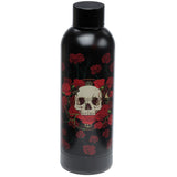 Thermosflasche mit Totenkopf-Rosen, 530 ml