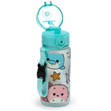 Adoramals Sea Life Pop-Top 350 ml Ecozen Kindertrinkflasche