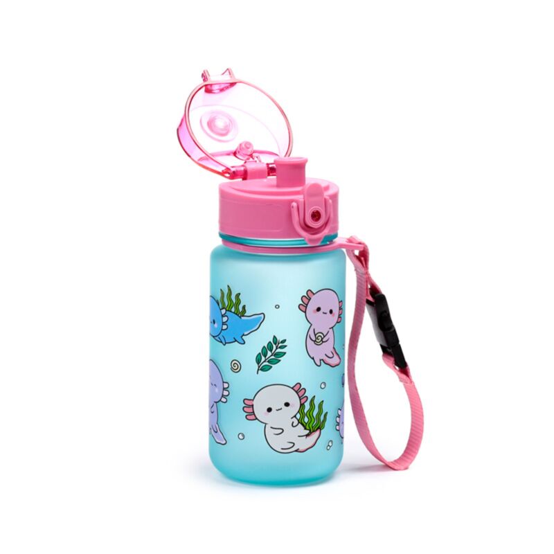 Adoramals Axolotl Pop Top 350 ml Ecozen Kindertrinkflasche