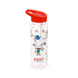 Pippi Langstrumpf Ecozen Wasserflasche 550 ml mit Flip-Strohhalm