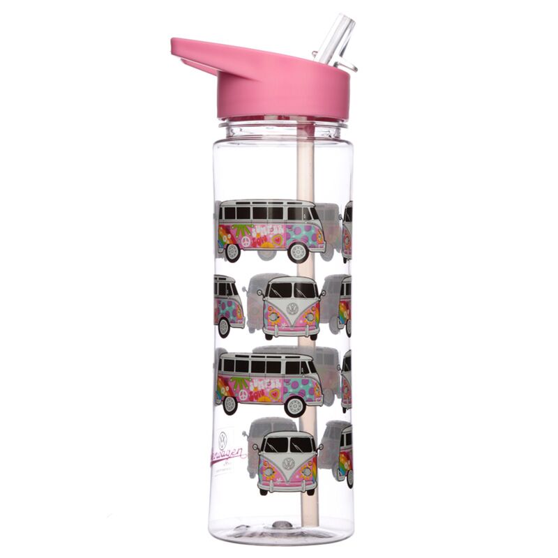 Volkswagen van vw t1 sommer ecozen wasserflasche 550 ml flip strohhalm