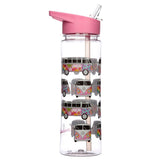 Volkswagen van vw t1 sommer ecozen wasserflasche 550 ml flip strohhalm