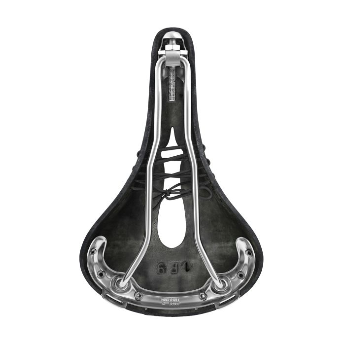 Brooks B17 geschnitzt – schwarz