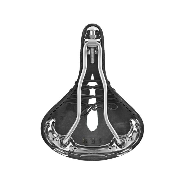 Brooks B17 kurz geschnitzt – schwarz