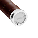 Brooks schlanke Ledergriffe (130+130 mm) – antikbraun