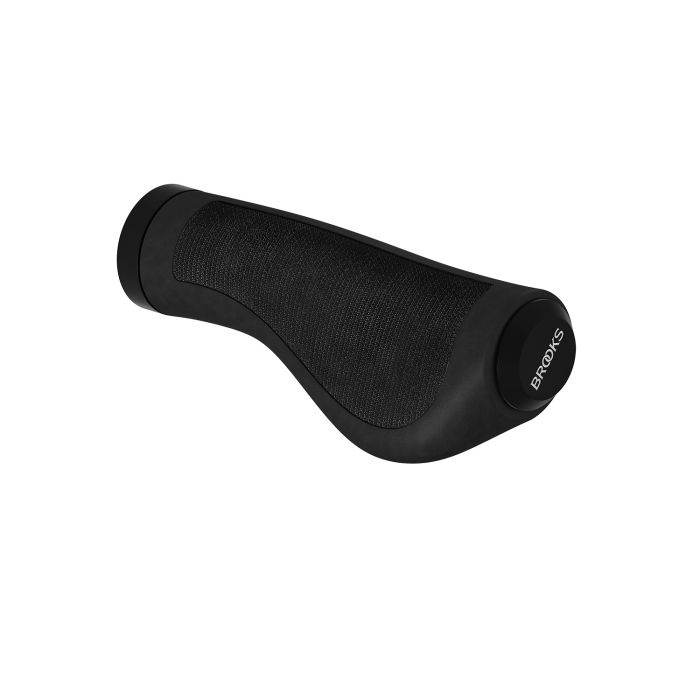 Brooks ergonomische Gummigriffe (100+130 mm) – schwarz